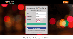 Desktop Screenshot of dating.thunda.com